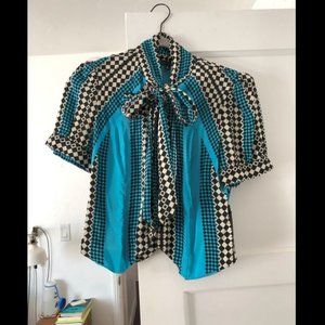 Anna Sui Patterned Silk Shirt